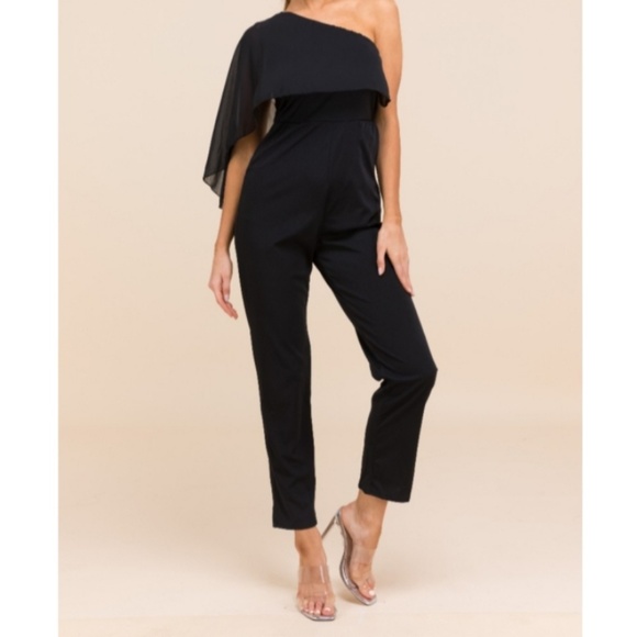 Mesh Splice Jumpsuit - Picture 2 of 6